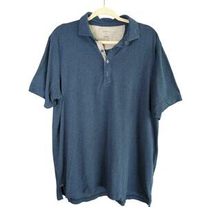 Johnnie O Linxter Polo‎ Mens M Blue Shirt Lightweight Golf